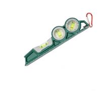 Hoppipola Solid Aluminium Spirit Level with Magnet Precision Level for Shockproof Metal Surfaces Green (27003)