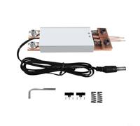 Hoppipola Spot Welding Pen Hand-Held with Copper Rod and Double Spring for Fast Heat Dissipation DC4-12V ≥800A One-Handed Operation Black (White)