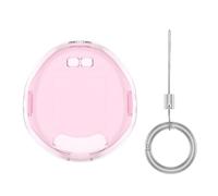 Hoppipola Transparent PC Protective Case for Tamagotchi-Uni All-Inclusive Cover Shell with Button Access Stylish Hard Shell for Travel Pink