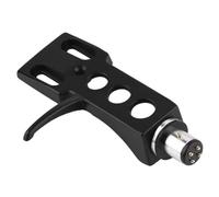Hoppipola Turntable Headshell with 4 Pin Contacts for Technics Vinyl Player ABS Material Compact Design Black and Silver black