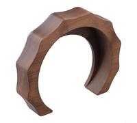 Hoppipola Walnut Wood Heat Shield for E61 Group Head, Anti-Scald Ring for Lelit for V3 Coffee Machine, Natural Finish