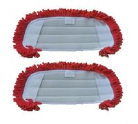 Hoppipola Washable Microfiber Mop Cloths for Dirt Devil AD51005 BD21005 SD21000, 2-Pack Reusable for Vacuum Pads, for Heavy Duty Cleaning Accessories for Hard Floors Wood and Laminate