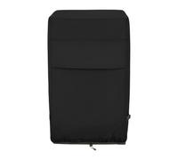 Hoppipola Waterproof Square Fire Cover 21 Inch Outdoor Gas Fire Column, Oxford Fabric Patio Heater Case with Wind Resistant Design, Black