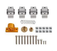 Hoppipola X-Axis Upgrade Kit for CNC 3018 Pro Router with T8 Nut and Linear Bearings SCS12VUU SCV10VUU (3018pro SCV10VUU)