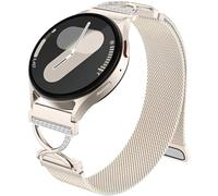 Hopply Slim Metal Strap Bands for Samsung Galaxy Watch 7 6 5 4 Band 40mm 44mm/Watch 6 4 Classic Bands 46mm 42mm 47mm 43mm/5 Pro/3 41mm/FE/Active 2 Men/Women,20mm Replacement Stainless Steel Strap for