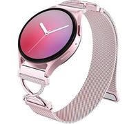 Hopply Slim Metal Strap Bands for Samsung Galaxy Watch 7 6 5 4 Band 40mm 44mm/Watch 6 4 Classic Bands 46mm 42mm 47mm 43mm/5 Pro/3 41mm/FE/Active 2 Men/Women,20mm Replacement Stainless Steel Strap for
