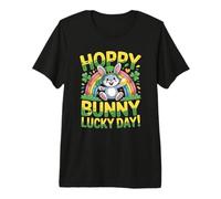 Hoppy Bunny Lucky Day St Patricks Kids Outfit Premium T-Shirt