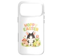 Hoppy Easter Cute Black and White Bunny Easter Egg Hunt Case for iPhone 17 Pro Max