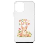 Hoppy Easter Cute Bunny Rabbit Spring Flowers and Eggs Case for iPhone 12 mini