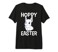 Hoppy Easter Cute Easter Bunny Egg Hunting Premium T-Shirt