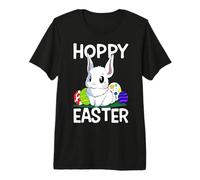 Hoppy Easter Cute Easter Bunny Egg Hunting Premium T-Shirt