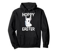 Hoppy Easter Cute Easter Bunny Egg Hunting Pullover Hoodie