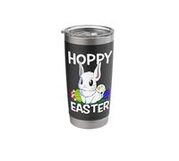 Hoppy Easter Cute Easter Bunny Egg Hunting Stainless Steel Insulated Tumbler