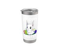 Hoppy Easter Cute Easter Bunny Egg Hunting Stainless Steel Insulated Tumbler