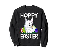 Hoppy Easter Cute Easter Bunny Egg Hunting Sweatshirt