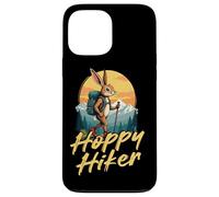 Hoppy Hiker Rabbit Pun Mountain Trekking Case for iPhone 13 Pro Max