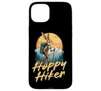 Hoppy Hiker Rabbit Pun Mountain Trekking Case for iPhone 15 Plus