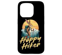 Hoppy Hiker Rabbit Pun Mountain Trekking Case for iPhone 15 Pro