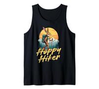 Hoppy Hiker Rabbit Pun Mountain Trekking Tank Top