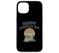Hoppy Shortest Day Winter Solstice Frog Pun Case for iPhone 13