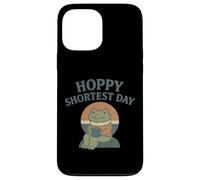 Hoppy Shortest Day Winter Solstice Frog Pun Case for iPhone 13 Pro Max