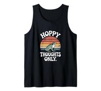 Hoppy Thoughts Only Cute Frog Pun Spring Happy Tank Top