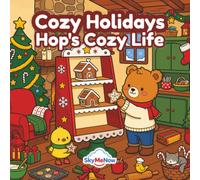 Hop's Cozy Life: Cozy Holidays: A Heartwarming Holiday Coloring Book Featuring 50 Cute Bear & Friends Pages for Seasonal Relaxation