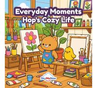 Hop's Cozy Life: Everyday Moments: A Cute and Bold Coloring Book with 50 Detailed Designs for Relaxation