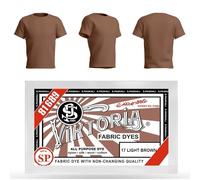 HOPS Viktoria Textile Paint (17 Light Brown, 10g) - Machine Washable, Fabric Dye, 59 Colors, Dyes Cotton, Linen, Silk, Wool, Viscose, Nylon, Combine, Satin, Wood and Plastic