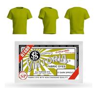 HOPS Viktoria Textile Paint (59 Colors, 10g/pack) - Machine Washable Fabric Dye for Cotton, Linen, Silk, Wool, Viscose, Nylon, Satin, Wood, Plastic, 37 Light Green