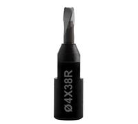 Hopson Tools Solid Carbide Bit for DF500 Domino Jointing Machines Cutter 4mm Diameter Solid Carbide Bit, 1 Piece