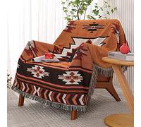 Hopstar Aztec Throw Blanket Navajo Indian Blankets and Throws Boho Western Decor Couch Cover Blanket for Bed Sofa Living Room Beach Travel 51"x63"