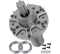 hopsupRC RC Center Diff Upgrades Part for 1/10 Kraton Outcast 4S 4X4 RTR V2,1/10 Senton Vorteks 4X4 RTR V4,1/8 Typhon 4X4 RTR V4,Aluminum Center Diff Hops Up,Titanium