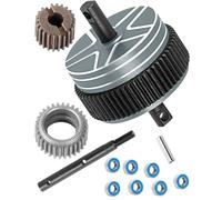 hopsupRC RC Upgrades Part for 1/10 Slash 2WD Rustler Stampede Bandit VXL XL-5,Aluminum Gearbox Transmission Gear Differential Transmission Gear,Titanium