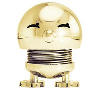 Hoptimist Bimble, Shaking Figure, Scandinavian Decoration for Living Room, Office, Entrance, Bathroom, Modern & Scandinavian, Super Gift, 4.5 x 5.8 x 6.5 cm, Small, Gold