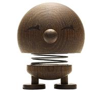 Hoptimist Bimble, Wooden Decoration, Bobble Figure Made of Wood, Decorative Scandinavian, Decorative Living Room, Desk Decoration, Office Gadgets, Great Small Gifts, 7.4 x 8.5 x 9.5 cm, Medium, Smoked