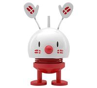 Hoptimist Birthday Figures, Bobble Figure & Lucky Charm, Scandinavian, Living Room & Desk Decoration, Office Gadget, Great Small Gifts, 6.7 x 5.9 x 9.5 cm, Small, White