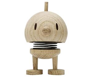 Hoptimist Bumble S Raw Oak - Shaking Figure, Scandinavian, Living Room, Office, Bathroom, Original Gift - Oak