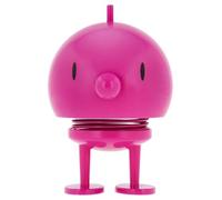 Hoptimist Bumble Wobbly Figure Decoration - Scandinavian Desk and Office Gadget - Fun Collectible Gift for Men and Women - Danish Design - ABS Plastic - 10.5 x 8.5 cm - Medium - Pink