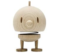 Hoptimist Bumble, Wooden Decoration, Bobble Figure Made of Wood, Decorative Scandinavian, Decorative Living Room, Desk Decoration, Office Gadgets, Great Small Gifts, 7.5 x 8.5 x 10.7 cm, Medium, Raw