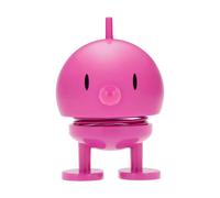 Hoptimist Bumble, Shaking Figure, Scandinavian Decoration for Living Room, Office, Entrance, Bathroom, Modern & Scandinavian, Super Gift, 4.5 x 5.8 x 7.5 cm, Small, Pink
