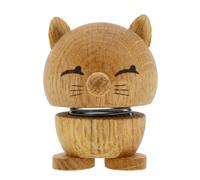 Hoptimist Cat 5.5 x 5.9 x 7.3 cm Oak