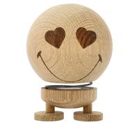 Hoptimist - Hoptimist Smiley Love Figure M, Natural Oak - Natural Oak