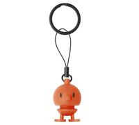Hoptimist Key Ring with Silicone Bumble, Great Gift for Women, Men and Children, Height 3 cm, Orange, Orange, S