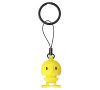Hoptimist Key Ring with Silicone Bumble, Great Gift for Women, Men and Children, Height 3 cm, Yellow