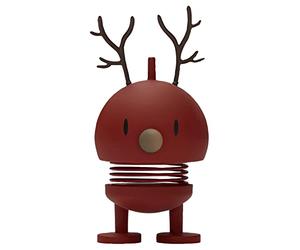 Hoptimist Nordic Design Bumble Reindeer Figurine White 10.5 cm Scandinavian Handmade Decoration