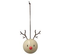 Hoptimist Reindeer Ornament, Set of 2Colour: Hoptimist Brown