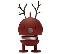 Hoptimist - Scandinavian Design - Christmas Figure - Small Reindeer Bumble - Berry - Height: 9 cm - Gift Idea