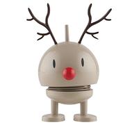 Hoptimist - Scandinavian Design - Christmas Figure - Small Reindeer Bumble - Brown - Height: 9 cm - Gift Idea