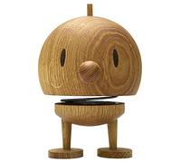 Hoptimist - Scandinavian Design - Large Wooden Bumble - Height 13.5 cm, Diameter 10 cm - Oak